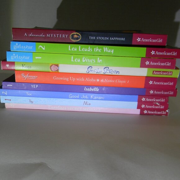 American Girl Doll Book Lot Of 9 Paperback Nanea Lea Kanani Mia Isabelle Carolin - Picture 4 of 6